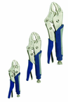 3 Piece - Curve Jaw Cushion Grip Locking Plier Set - First Tool & Supply