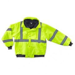 8380 S LIME BOMBER JACKET - First Tool & Supply
