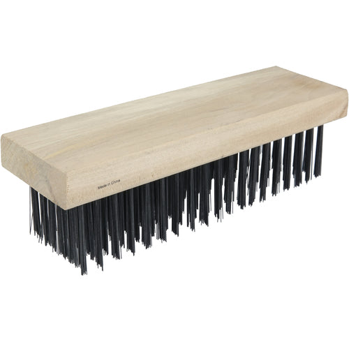 7″ × 3″ - 0.012 Round Wire Block Type Industrial Hand Brush - First Tool & Supply