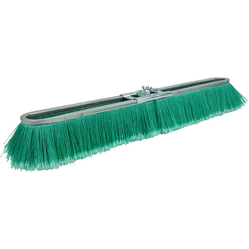 24″ Vortec Pro Fine Sweep Strip Broom, Green Polypropylene Fill - First Tool & Supply