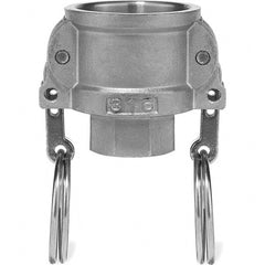 USA Sealing - 1-1/2" x 1-1/2" Cam & Groove Female Coupler Female NPT Thread - First Tool & Supply