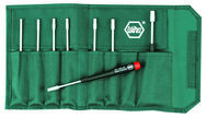 8 Piece - 2.5mm - 6mm - Precision Metric Nut Driver Set in Canvas Pouch - First Tool & Supply