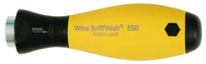 Wiha Drive-Loc VI ESD Safe Handle 115mm. Ergonomic Cushion Grip; Drive-Loc Mechanism - First Tool & Supply
