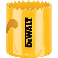DeWALT - Hole Saws; Saw Diameter (Inch): 1-13/16 ; Cutting Depth (Inch): 1-3/4 ; Saw Material: Bi-Metal ; Cutting Edge Style: Toothed Edge ; Material Application: Metal; Plastic; Wood - Exact Industrial Supply