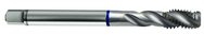 1/4-28 2B 3-Flute Cobalt Blue Ring Semi-Bottoming 40 degree Spiral Flute Tap-Bright - First Tool & Supply