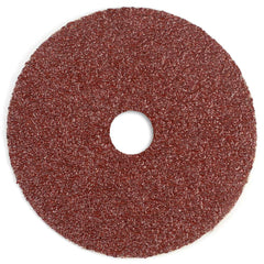 Superior Abrasives - Fiber Discs; Disc Diameter (Inch): 4-1/2 ; Abrasive Material: Aluminum Oxide ; Grit: 80 ; Center Hole Size (Inch): 7/8 ; Backing Material: Fiber ; Flexible: No - Exact Industrial Supply