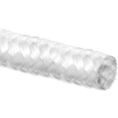 USA Sealing - Rope Gasketing; Material: Fiberglass Fiber ; Diameter (Inch): 1/2 ; Color: White - Exact Industrial Supply