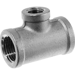 USA Sealing - Aluminum Pipe Fittings; Type: Reducer Branch Tee ; Fitting Size: 1-1/4 x 1-1/4 x 3/4 ; End Connections: FNPT x FNPT x MNPT ; Material Grade: Class 150 ; Pressure Rating (psi): 150 - Exact Industrial Supply