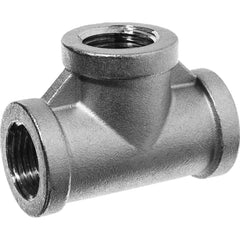 USA Sealing - Aluminum Pipe Fittings; Type: Tee ; Fitting Size: 1-1/2 x 1-1/2 x 1-1/2 ; End Connections: FNPT x FNPT x FNPT ; Material Grade: Class 150 ; Pressure Rating (psi): 150 - Exact Industrial Supply