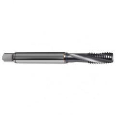 7/16-20 2B 4-Flute PM Cobalt Semi-Bottoming 15 degree Spiral Flute Tap-TiCN - First Tool & Supply