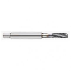 M6x1.0 6H 3-Flute PM Cobalt Semi-Bottoming 10 degree Spiral Flute Tap-TiAlN - First Tool & Supply