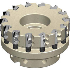 Sumitomo - Indexable Square-Shoulder Face Mills; Cutting Diameter (mm): 125.00 ; Arbor Hole Diameter (mm): 38.10 ; Lead Angle: 90 ; Overall Height (mm): 63.00000 ; Insert Compatibility: ANB1600 ; Series: ALNEX - Exact Industrial Supply