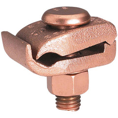 Burndy - Grounding Clamps; Clamp Type: Grounding Clamp ; Compatible Wire Size (AWG): 8-4 ; Overall Length (Inch): 0.88 ; Overall Length (Decimal Inch): 0.88 ; Material: Copper Alloy ; Standards Met: EU RoHS Indicator; RoHS EX Compliant; UL Listed Direct - Exact Industrial Supply