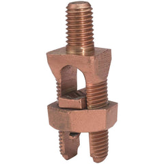 Burndy - Grounding Clamps; Clamp Type: Grounding Clamp ; Compatible Wire Size (AWG): 10-2 ; Overall Length (Inch): 1.67 ; Overall Length (Decimal Inch): 1.67 ; Material: Leaded Bronze Alloy ; Standards Met: EU RoHS Indicator; RoHS EX Compliant; UL 467; U - Exact Industrial Supply