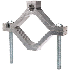 Burndy - Grounding Clamps; Clamp Type: Grounding Clamp ; Compatible Wire Size (AWG): 6 ; Compatible Wire Size (kcmil): 250 ; Overall Length (Inch): 6.31 ; Overall Length (Decimal Inch): 6.31 ; Material: Aluminum - Exact Industrial Supply