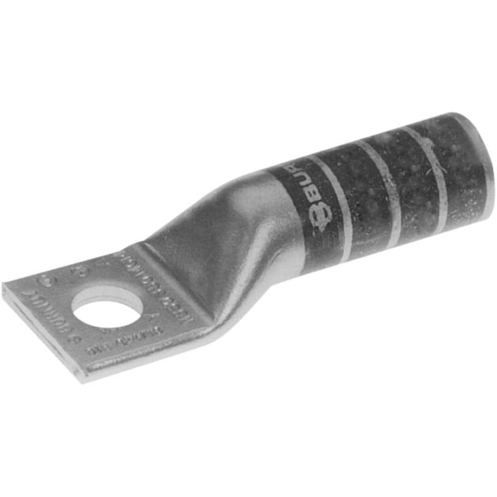 Burndy - Ring Terminals; Terminal Type: Rectangle ; Insulation Type: NonInsulated ; Connection Type: Compression ; Compatible Wire Size (kcmil): 500 ; Stud Size (Inch): 1/2 ; Color: Brown - Exact Industrial Supply