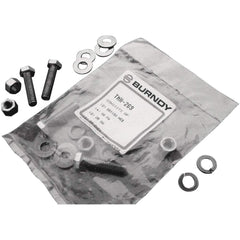Burndy - Terminal Block Accessories; Accessory Type: Hardware kit ; For Use With: YA1CLB; YA1CLNT14; YA25L4BOX; YA25LB; YA26L6BOX; YA26LB; YA26LBOX Terminals ; Additional Information: Includes: 1/4-20 Stud; 3/4 in Bolt; (2) Flat/Split Washers and Hex Nut - Exact Industrial Supply