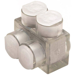 Burndy - Split Bolt Connectors; Connector Material: Aluminum ; Maximum Compatible Wire Size (AWG): 4/0 ; Maximum Compatible Wire Size (kcmil): 250 ; Minimum Compatible Wire Size (AWG): 10 ; Minimum Compatible Wire Size (kcmil): 250 ; Compatible Wire Type - Exact Industrial Supply