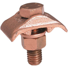 Burndy - Grounding Clamps; Clamp Type: Grounding Clamp ; Compatible Wire Size (AWG): 4-2/0 ; Overall Length (Inch): 1 ; Overall Length (Decimal Inch): 1 ; Material: Copper Alloy ; Standards Met: EU RoHS Indicator; RoHS EX Compliant; UL 467; UL Listed Dir - Exact Industrial Supply