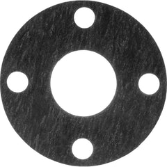 USA Sealing - Flange Gasketing; Nominal Pipe Size: 1/2 (Inch); Inside Diameter (Inch): 27/32 ; Thickness: 1/16 (Inch); Outside Diameter (Inch): 3-3/4 ; Material: Aramid with Neoprene Binder ; Color: Dark Gray - Exact Industrial Supply