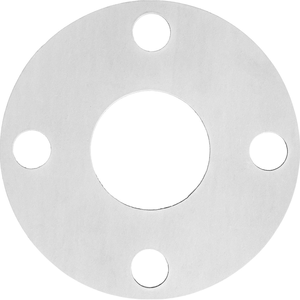 USA Sealing - Flange Gasketing; Nominal Pipe Size: 1/2 (Inch); Inside Diameter (Inch): 13/16 ; Thickness: 1/16 (Inch); Outside Diameter (Inch): 3-1/2 ; Material: Aramid with SBR Binder ; Color: White - Exact Industrial Supply