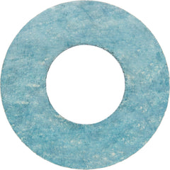 USA Sealing - Flange Gasketing; Nominal Pipe Size: 1/2 (Inch); Inside Diameter (Inch): 27/32 ; Thickness: 1/64 (Inch); Outside Diameter (Inch): 2-1/8 ; Material: Aramid Fiber with Buna-N Binder ; Color: Blue - Exact Industrial Supply