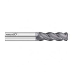 1" Dia. x 6 Overall Length 4-Flute .060 C/R Solid Carbide SE End Mill-Round Shank-Center Cut-FC18 - First Tool & Supply