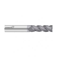 1/2 Dia. x 4 Overall Length 4-Flute Square End Solid Carbide SE End Mill-Round Shank-Center Cut-FC18 - First Tool & Supply