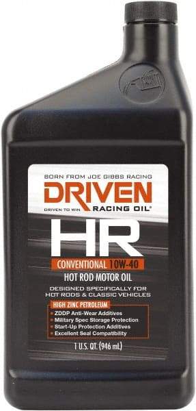 Joe Gibbs Driven Racing Oil - 1 Quart Conventional Oil - Grade 10W-40 - First Tool & Supply