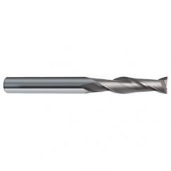 20mm Dia. x 150mm Overall Length 2-Flute Square End Solid Carbide SE End Mill-Round Shank-Center Cut-Uncoated - First Tool & Supply