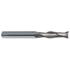 20mm Dia. x 150mm Overall Length 2-Flute Square End Solid Carbide SE End Mill-Round Shank-Center Cut-Uncoated - First Tool & Supply