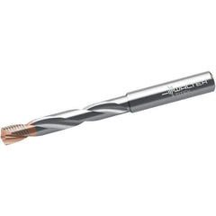 Walter-Titex - 12mm 140° Solid Carbide Jobber Drill - Tinal/AlCrN Finish, Right Hand Cut, Spiral Flute, Straight Shank, 118mm OAL - First Tool & Supply