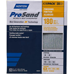 Norton - Sanding Sheets Abrasive Material: Aluminum Oxide Grade: Fine - First Tool & Supply