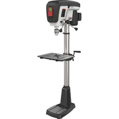 Jet - 15" Swing, Step Pulley Drill Press (Woodworking) - 16 Speed, 3/4 hp, Single Phase - First Tool & Supply