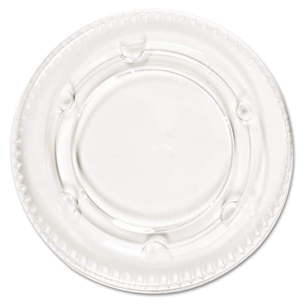 Bunn - Paper & Plastic Cups, Plates, Bowls & Utensils; Breakroom Accessory Type: Portion Cup Lids ; Breakroom Accessory Description: Cup Lids-Portion Cup ; Color: Clear - Exact Industrial Supply