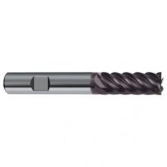 10mm Dia. - 72mm OAL - 45° Helix Firex Carbide End Mill - 6 FL - First Tool & Supply