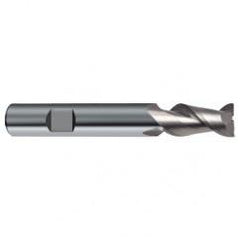 14mm Dia. - 83mm OAL - 45° Helix Bright Carbide End Mill - 2 FL - First Tool & Supply