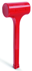 48 oz Dead Blow Hammer- 2-3/8'' Head Diameter Coated Steel Handle - First Tool & Supply