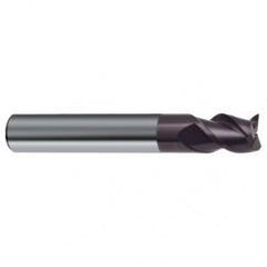 7/16" Dia. - 2-1/2" OAL - 45° Helix Firex Carbide End Mill - 3 FL - First Tool & Supply