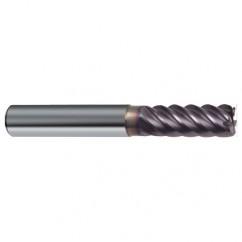 5/16" Dia. - 2-1/2" OAL - 45° Helix Firex Carbide End Mill - 6 FL - First Tool & Supply