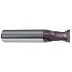 1/2 Dia. x 2-1/2 Overall Length 2-Flute Square End Solid Carbide SE End Mill-Round Shank-Center Cut-Firex - First Tool & Supply