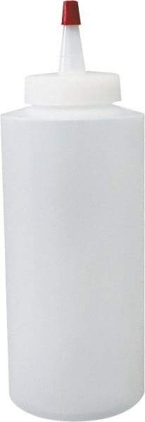 PRO-SOURCE - 12 oz Polyethylene Bottle with Applicator - Clear - First Tool & Supply