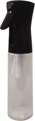 PRO-SOURCE - 10 oz Polyethylene Bottle & Trigger Sprayer - Black - First Tool & Supply