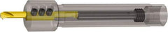 Vargus - Internal Thread, Neutral Cut, 5/8" Shank Width x 0.63" Shank Height Indexable Threading Toolholder - 3.74" OAL, 6.0SIR Insert Compatibility, SMC Toolholder, Series Micro - First Tool & Supply