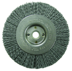 4" Diameter - 1/2 - 3/8" Arbor Hole - Abrasive Nylon Straight Nylox Wheel - First Tool & Supply