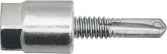 Powers Fasteners - 3/8" Zinc-Plated Steel Vertical (End Drilled) Mount Threaded Rod Anchor - 1/4" Diam x 1" Long, Hex Head, 4,690 Lb Ultimate Pullout, For Use with Steel - First Tool & Supply