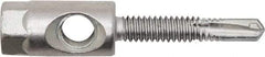 Powers Fasteners - 3/8" Zinc-Plated Steel Dual (Cross & End Drilled) Mount Threaded Rod Anchor - 1/4" Diam x 1" Long, Hex Head, 4,690 Lb Ultimate Pullout, For Use with Steel - First Tool & Supply