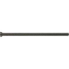 Gibraltar - 0.092" Pin Diam, 0.165" Head Diam x 0.1155" Head Height, 2-1/2" OAL, Conical Pin - High Speed Steel - First Tool & Supply