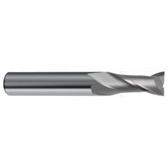 3/4 Dia. x 4 Overall Length 2-Flute Square End Solid Carbide SE End Mill-Round Shank-Center Cut-Uncoated - First Tool & Supply