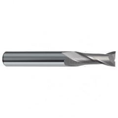 5/16 Dia. x 3 Overall Length 2-Flute Square End Solid Carbide SE End Mill-Round Shank-Center Cut-Uncoated - First Tool & Supply